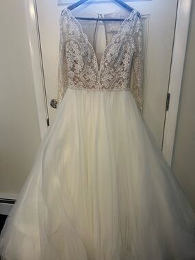 Maggie Sottero Ivory Bridal Gown with Lace Bodice